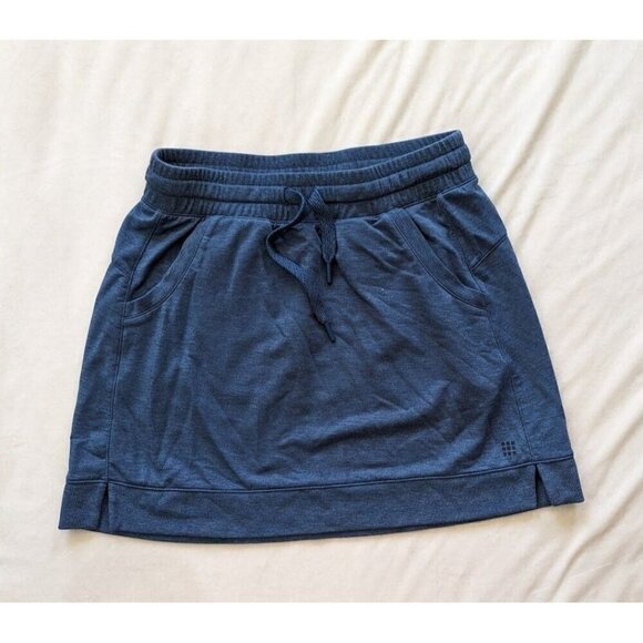 Title Nine Mini Skirt Pockets Activewear Women's Small Blue Pull-On - Picture 1 of 7